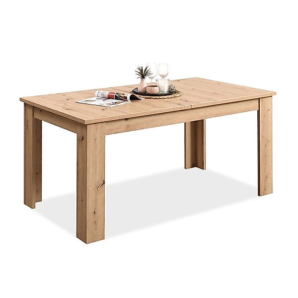 Homestyle4u Esstisch Natur 90x160 cm Eiche 2186 günstig online kaufen