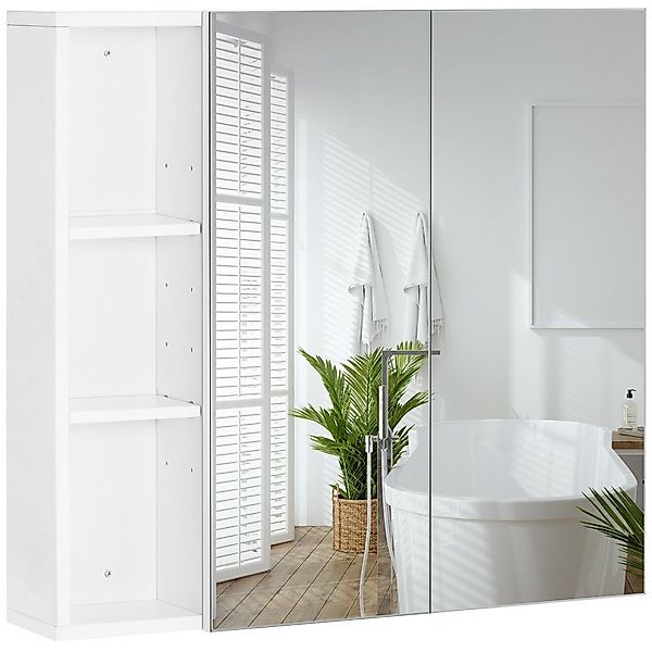 Yaheetech Spiegelschrank mit Spiegel & höhenverstellbaren günstig online kaufen