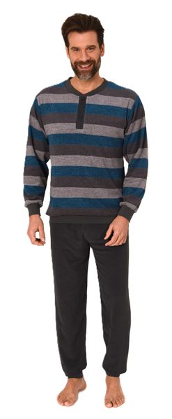 Normann Pyjama Herren Schlafanzug langarm in günstig online kaufen