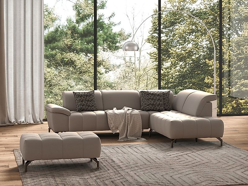 sit&more Ecksofa »Cool L-Form«, wahlweise mit Kopfteilverstellung und Vorzi günstig online kaufen