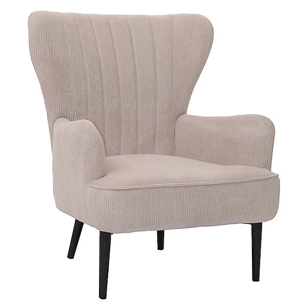 MCW Lounge-Sessel K37 Stoff Cord 290g/m² Beige günstig online kaufen