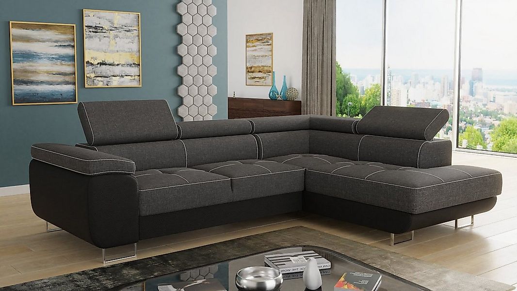 Sofnet Ecksofa Caris, mit Schlaffunktion und Bettkasten, Wohnlandschaft mit günstig online kaufen