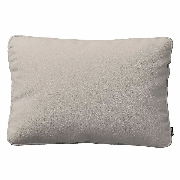 Kissenhülle Gabi mit Paspel 60x40cm, hellbeige, 60 x 40 cm, Bouclé (702-81) günstig online kaufen