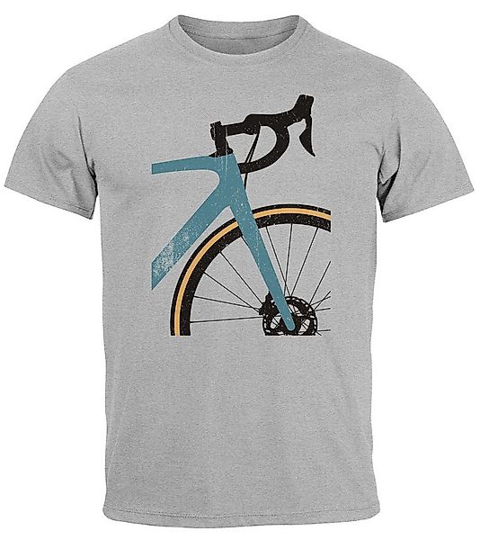 Neverless Print-Shirt Herren T-Shirt Fahrrad Bike Radfahrer Sommer Outdoor günstig online kaufen