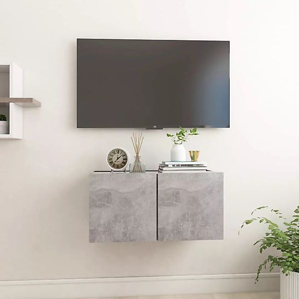 Tv-hengeschrank Betongrau 60x30x30 Cm günstig online kaufen