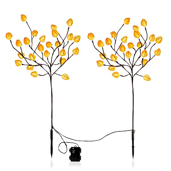 Spetebo Gartenstecker LED Garten Stecker Physalis günstig online kaufen