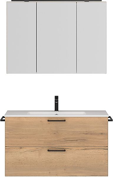 nobilia Badmöbel-Set "Tolvina" vormontiert, mit Soft-Close, 2 Stk. tlg. günstig online kaufen