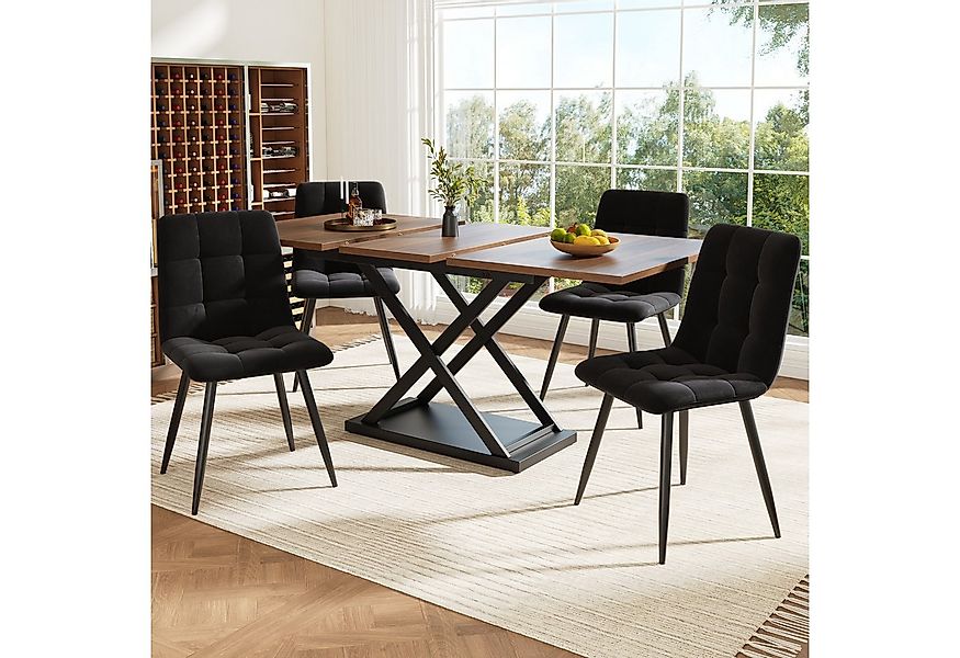 Flieks Essgruppe, (Set, 5-tlg., 120-160x80cm Tischplatte), ausziehbar Essti günstig online kaufen