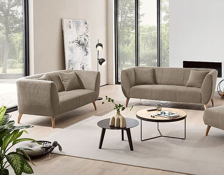 INOSIGN Polstergarnitur »Colori«, (Set, 2 tlg., 3-Sitzer und 2-Sitzer), auc günstig online kaufen
