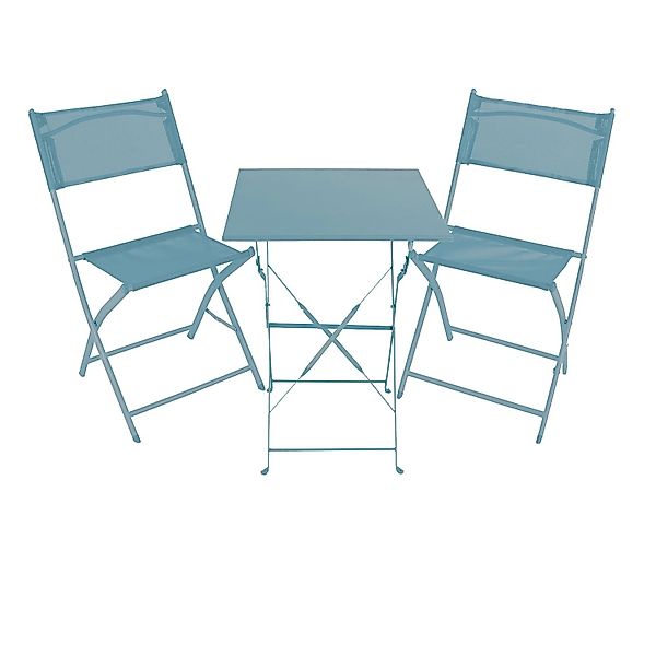 Mojawo 3er Set Outdoormöbel Balkonmöbel Set Bistroset Balkonmöbelset KLAPPB günstig online kaufen