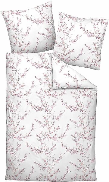 Janine Janine Mako-Satin Bettwäsche MILANO 45104 rosa beere Größe:  135x200 günstig online kaufen