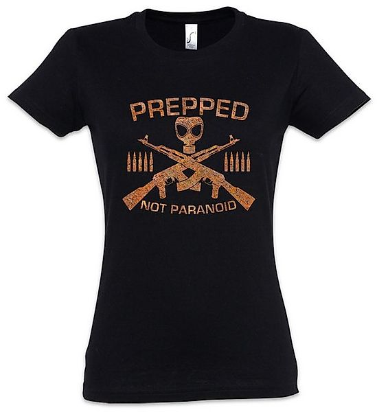 Urban Backwoods Print-Shirt Prepped Not Paranoid Damen T-Shirt Prepper Surv günstig online kaufen