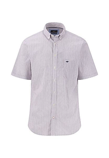 FYNCH-HATTON Kurzarmhemd mit Brusttasche und Logo-Stickerei günstig online kaufen