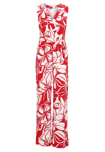 Vera Mont Overall "Damen Jumpsuit mit Bindegürtel" 1 Stk. tlg. Druck günstig online kaufen