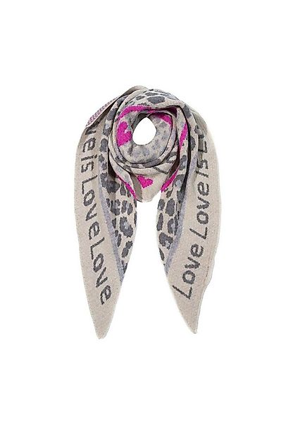 Faera Modeschal Animal Love Dreieckstuch elastischer Strick Leo Muster, 814 günstig online kaufen
