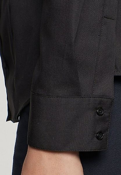 seidensticker Langarmbluse Schwarze Rose (1-tlg) Stickerei günstig online kaufen