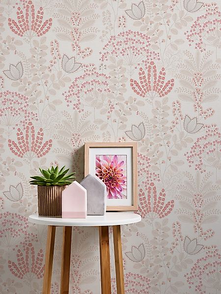 living walls Vliestapete Famous Garden Blumen-Tapete günstig online kaufen