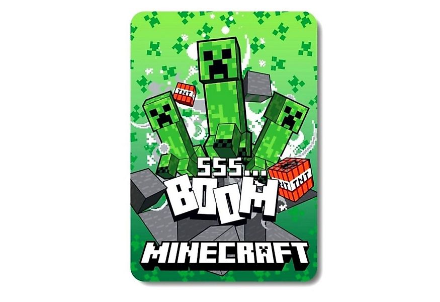 Wohndecke Minecraft Fleecedecke – Weiche Kuscheldecke 100 % Polyester 140x1 günstig online kaufen