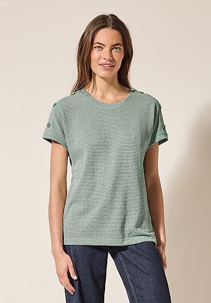 Cecil T-Shirt, aus softem Materialmix günstig online kaufen