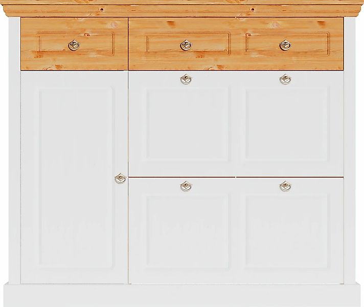 Home affaire Schuhschrank "Basilico", Schuhkkommode, Breite 130 cm, Kassett günstig online kaufen