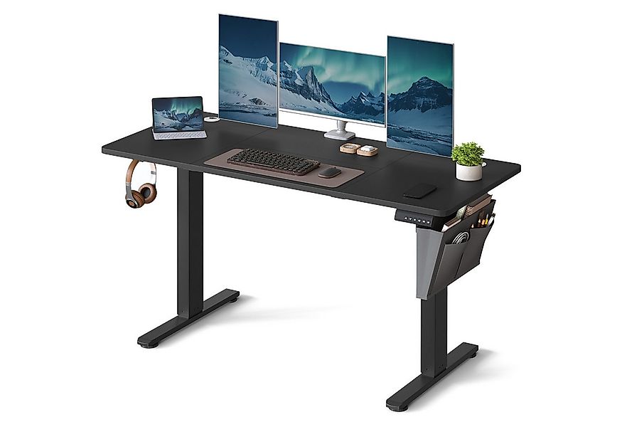 SONGMICS Schreibtisch Höhenverstellbarer elektrisch, 100/120/140/160/180 cm günstig online kaufen