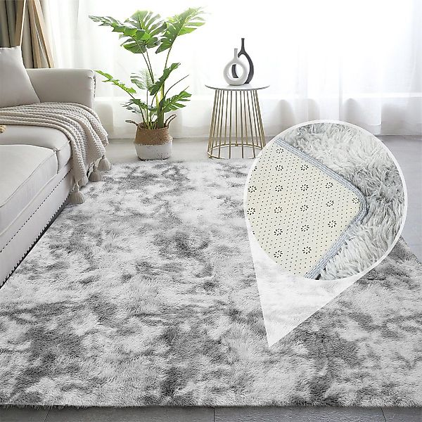 Simloveve Teppich Wohnzimmer Shaggy Weich Langflor günstig online kaufen