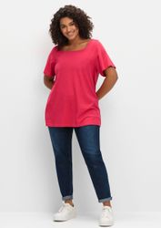 Sheego Kurzarmshirt "T-Shirt" 1 Stk. tlg. günstig online kaufen
