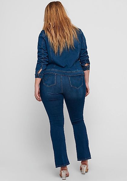 Carmakoma by Only Damen Jeansjacke CARWESPA LIFE - Blau - Medium Blue - Plu günstig online kaufen