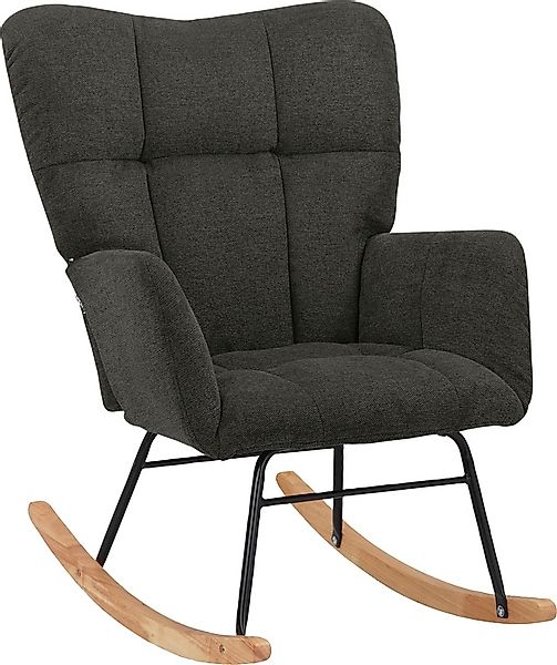 Home affaire Schaukelsessel »Anika, Ohrensessel Wohnzimmer mit Funktion,« 1 günstig online kaufen