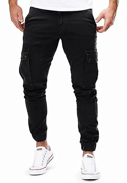 Opspring Cargohose Herren Gewebte Freizeithose Chino Jeans Hose mit 6 Tasch günstig online kaufen