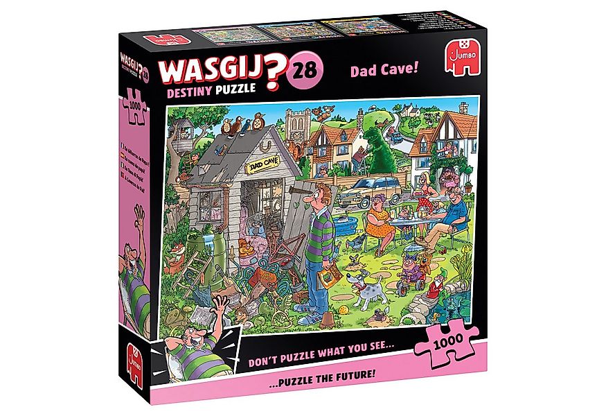 Jumbo Spiele Puzzle Wasgij Destiny 28, Papas Gartenhaus, 1000 Teile Puzzle, günstig online kaufen