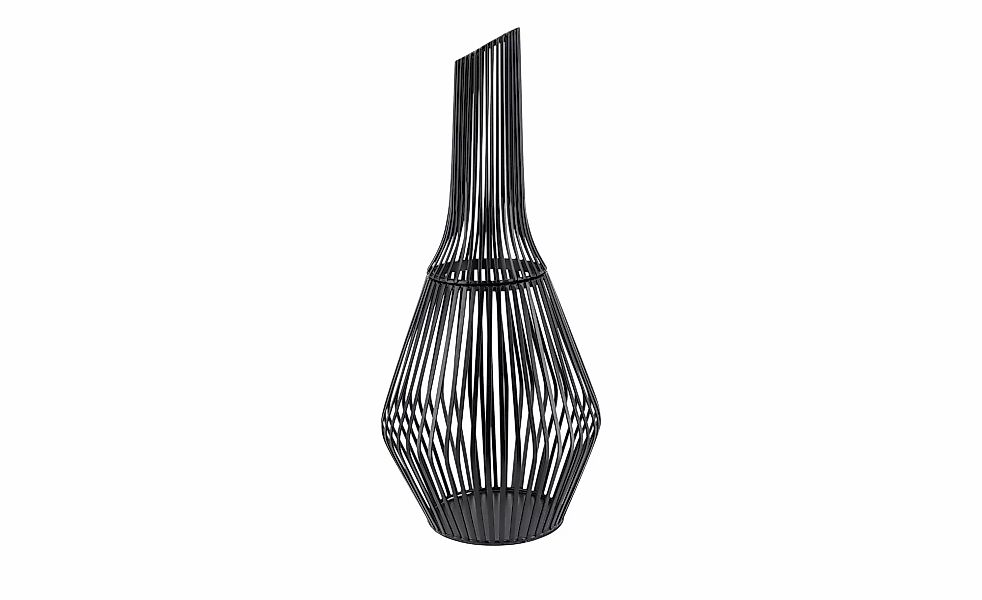 Windlicht   ¦ schwarz ¦ Eisen ¦ Maße (cm): H: 45  Ø: 19.5 Accessoires > Ker günstig online kaufen