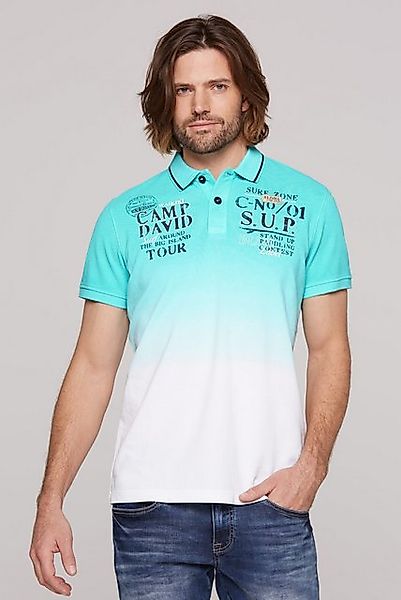 CAMP DAVID Poloshirt mit Farbverlauf günstig online kaufen