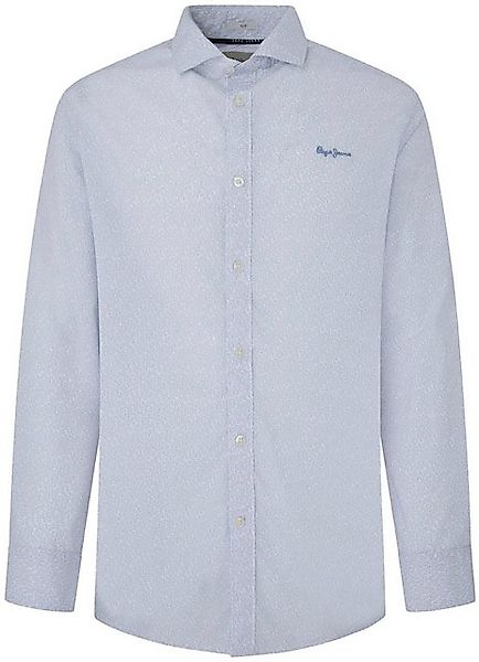 Pepe Jeans Langarmhemd mit Logo-Schriftzug auf günstig online kaufen