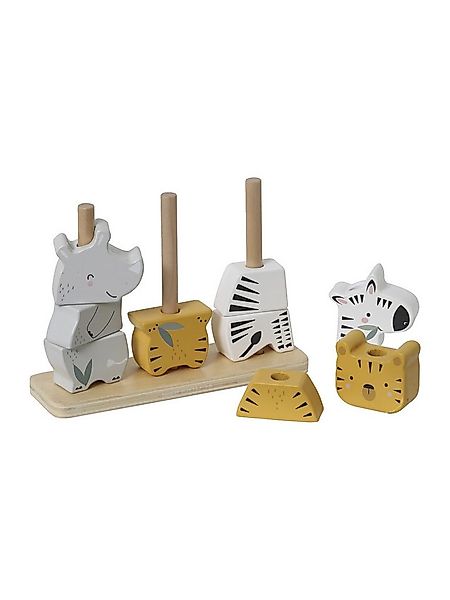 vertbaudet Lernspielzeug Baby Stapel-Spielzeug, Dschungeltiere, Holz FSC® günstig online kaufen