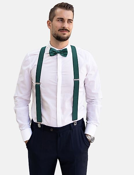 Massi Morino Hosenträger mit Fliege günstig online kaufen