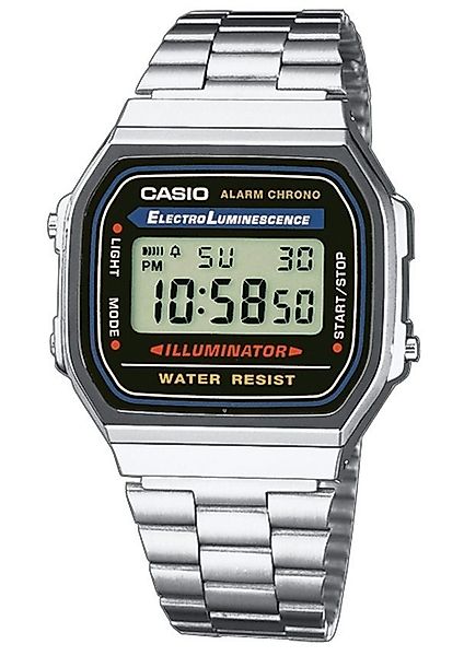 CASIO VINTAGE Chronograph A168WA-1YES, Quarzuhr, Armbanduhr,Damenuhr, günstig online kaufen