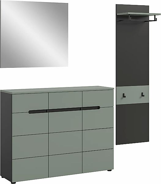 INOSIGN Garderoben-Set, (Set, 3 St., bestehend aus: Kommode, Spiegel und Ga günstig online kaufen