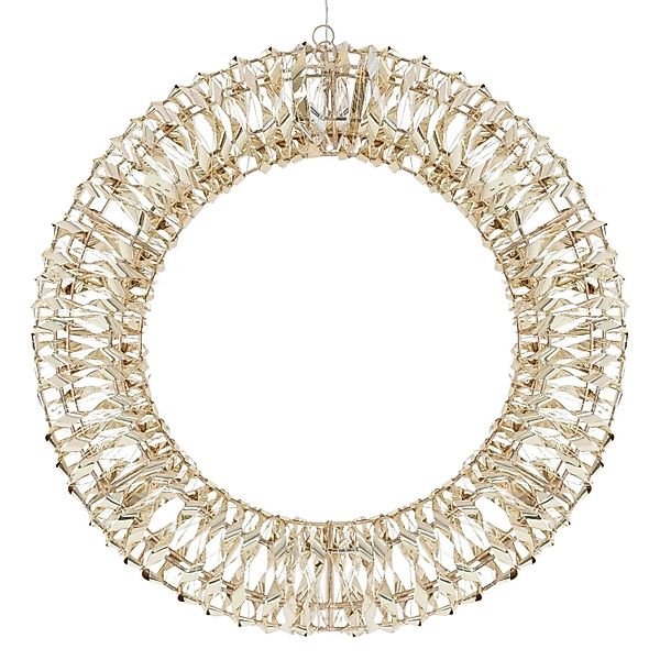 ECD Germany LED Weihnachtskranz 58cm mit 960 Warmweißen Micro LEDs günstig online kaufen