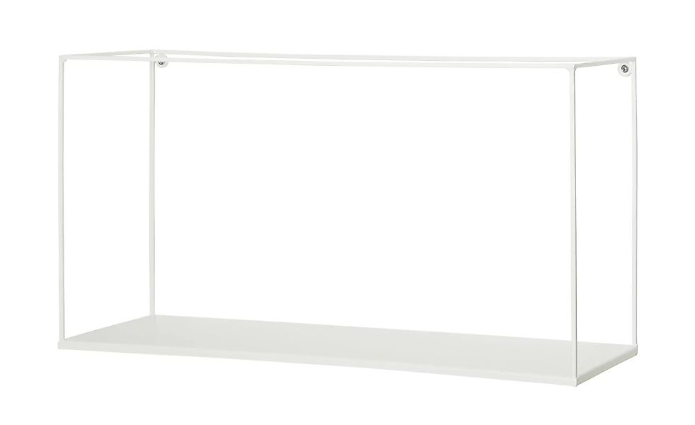 Wandregal - weiß - 50 cm - 27 cm - 18 cm - Regale > Bücherregale - Möbel Kr günstig online kaufen