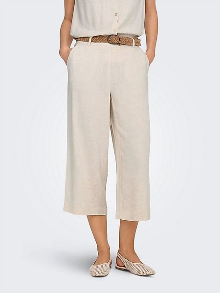 ONLY Culotte ONLSIESTA HW LIN BL CLEAN CULOT PNT NOOS mit Leinen günstig online kaufen