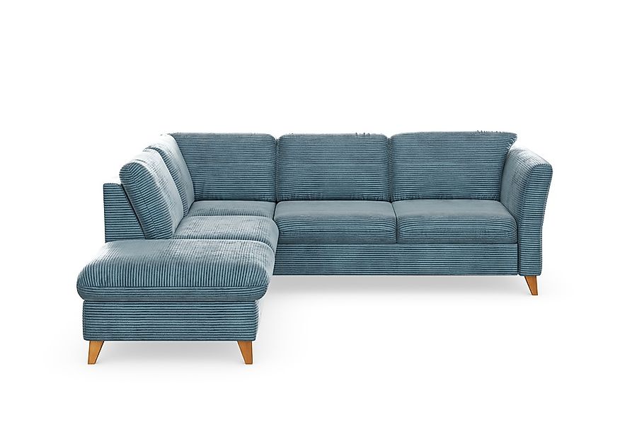 Home affaire Ecksofa "Trelleborg L-Form" wahlweise mit Bettfunktion und Bet günstig online kaufen