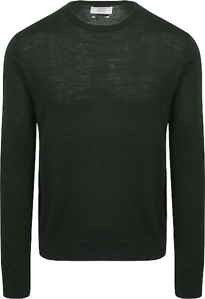 King Essentials The John Pullover Merino Dunkelgrün - Größe L günstig online kaufen