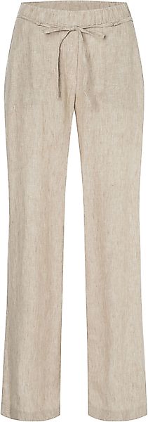 MAC Leinenhose "CHIARA BELT", Wide Fit, mit geradem, weitem Bein günstig online kaufen