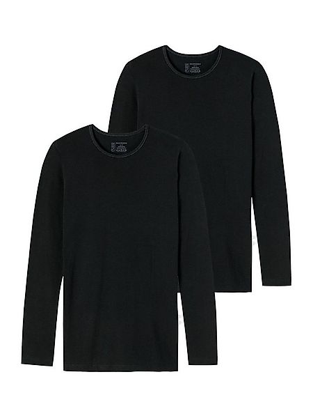 Schiesser Longsleeve 95/5 Originals (2-tlg) unterhemd shirt langarm günstig online kaufen