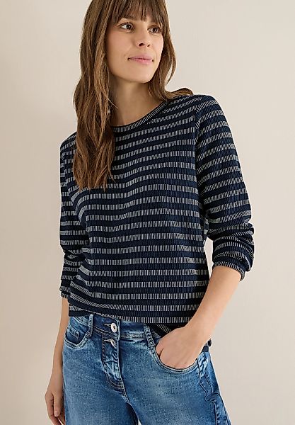Cecil Langarmshirt im Streifen-Look günstig online kaufen
