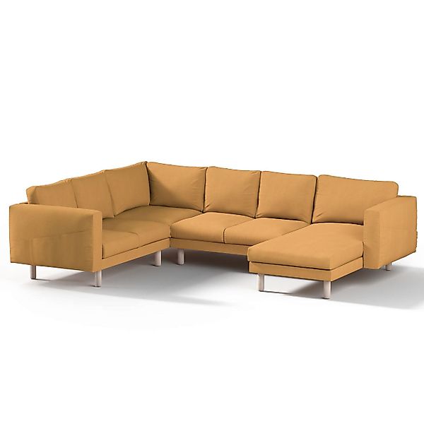 Bezug für Norsborg 5-Sitzer Ecksofa mit Recamiere, senffarbe, Norsborg Bezu günstig online kaufen