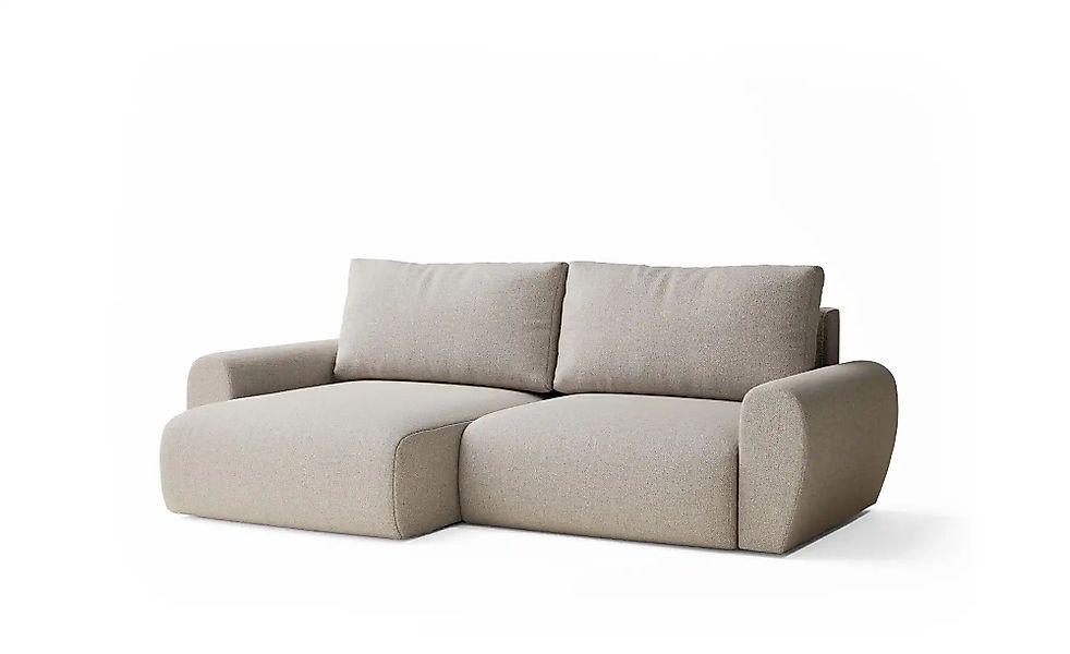Ecksofa  Numba ¦ creme ¦ Maße (cm): B: 253 H: 88 Polstermöbel > Sofas > 3-S günstig online kaufen