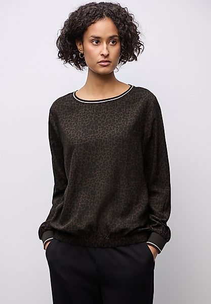 STREET ONE Langarmbluse mit Leoprint günstig online kaufen