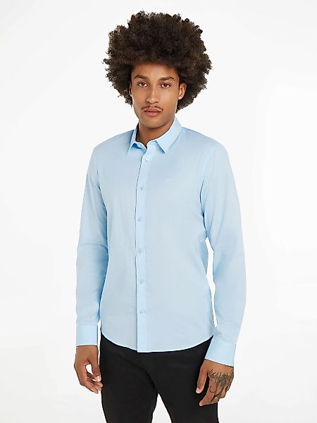 Calvin Klein Businesshemd "STRETCH POPLIN SLIM SHIRT", mit Calvin Klein Log günstig online kaufen